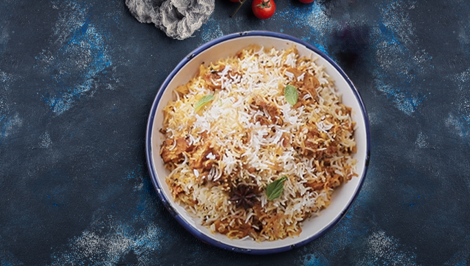 Soya Chap Tikka Biryani