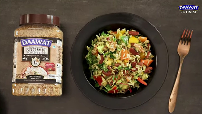 Brown Rice & Red Beans Salad